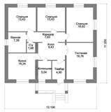 Проект дома B-026. Дом 150 м B-026