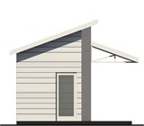 Проект хоз. постройки G-081. Каркасный хозблок G-081