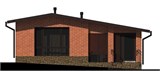 Проект хоз. постройки G-077. Одноэтажная баня с комнатой G-077
