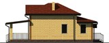 Проект хоз. постройки G-078. Баня с мансардой и террасой G-078