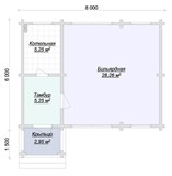 Проект хоз. постройки G-065. Беседка из дерева G-065