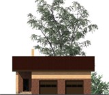 Проект хоз. постройки G-063. Гараж с жилой мансардой G-063