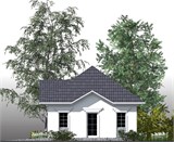 Проект хоз. постройки G-062. Одноэтажный гараж G-062