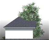 Проект хоз. постройки G-062. Одноэтажный гараж G-062