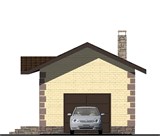 Проект хоз. постройки G-049. Гараж G-049