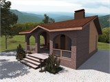 Проект хоз. постройки G-044. Баня 100 м2 G-044
