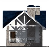 Проект хоз. постройки G-041. Гараж с террасой G-041