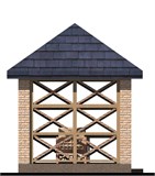 Проект хоз. постройки G-050. Беседка G-050