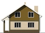 Проект дома B-311. Маленький дом с мансардой B-311