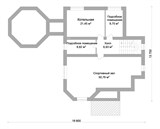 Проект дома F-018. Дом с тренажерным залом F-018