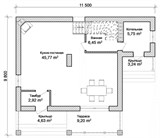 Проект дома B-317. Дом 150 м2 B-317