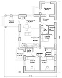 Проект дома B-316. Дом со вторым светом из газобетона B-316