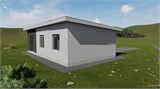 Проект дома A-111. Маленький дом из пеноблока A-111