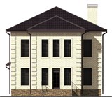 Проект дома D-013. Узкий двухэтажный дом D-013