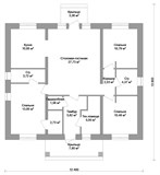 Проект дома B-325. Дом 12 на 14 м B-325