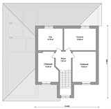 Проект дома E-063. Дом с бассейном E-063